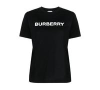 Burberry - Logo Cotton T-shirt - - Tops - Donna - Nero - S