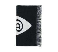 Burberry - Logo Wool Scarf - - Accessories - Donna - Nero - ONE SIZE