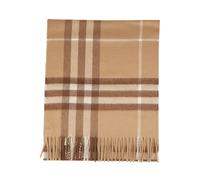 Burberry - Mu Giant Check Scarf - - Accessories - Donna - Marrone - ONE SIZE