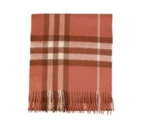 Burberry - Mu Giant Check Scarf - - Accessories - Donna - Marrone - ONE SIZE