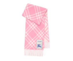 Burberry - Mu Tbar Bias Check Scarf - - Accessories - Donna - Rosa - ONE SIZE