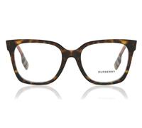 Burberry Donna BE2347 EVELYN 3943 Montature da vista Acetato Marrone Trasparente Squadrata Normale