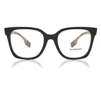 Burberry Donna BE2347 EVELYN 3942 Montature da vista Acetato Nero Trasparente Squadrata Normale