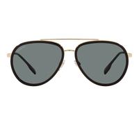 Burberry Oliver Be 3125 Occhiali Da Sole Uomo Nero Pilot Grigio 59mm Polarizzato