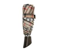 Burberry - Ombrello pieghevole a quadri - - Accessories - unisex - Marrone - ONE SIZE