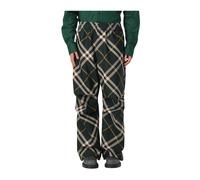 Burberry - Pantaloni a Quadri Verdi dal Taglio Rilassato - - Trousers - Uomo - Verde - L