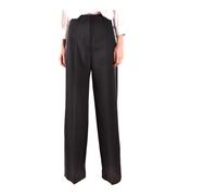 Burberry - Pantaloni Ampi - - Trousers - Donna - Nero - M