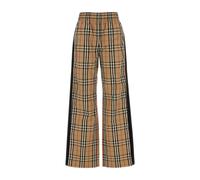 Burberry - Pantaloni in Cotone a Quadri - - Trousers - Donna - Multicolore - XS