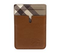 Burberry - Pop Check Card Case - - Accessories - Donna - Marrone - ONE SIZE
