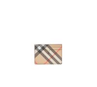 Burberry - Portacarte Check - - Accessories - Uomo - Beige - ONE SIZE