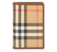 Burberry - Portafoglio Bifold Check - - Accessories - Uomo - Beige - ONE SIZE