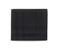 Burberry - Portafoglio Bifold City Check - - Accessories - Uomo - Blu - ONE SIZE