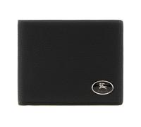 Burberry - Portafoglio Bifold con Logo Placca - - Accessories - Uomo - Nero - ONE SIZE