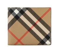Burberry - Portafoglio Bifold a Check - - Bags - Uomo - Beige - ONE SIZE