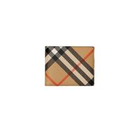 Burberry - Portafoglio Sottile Bifold a Scacchi - - Accessories - Uomo - Beige - ONE SIZE