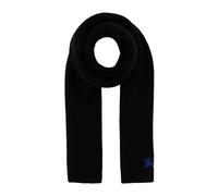Burberry - Ribbed Cashmere Scarf - - Accessories - Donna - Nero - ONE SIZE