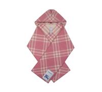 Burberry - Sciarpa con cappuccio in lana a quadri - - Accessories - unisex - Rosa - ONE SIZE