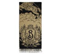 Burberry - Sciarpa con frange reversibile - - Accessories - unisex - Nero - ONE SIZE