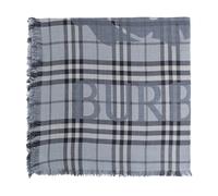 Burberry - Sciarpa con Logo - - Accessories - unisex - Blu - ONE SIZE