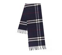 Burberry - Sciarpa in Cashmere a Quadretti con Frange - - Accessories - Uomo - Nero - ONE SIZE