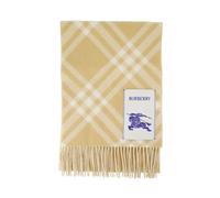 Burberry - Sciarpa in cashmere a quadri - - Accessories - Donna - Beige - ONE SIZE