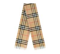 Burberry - Sciarpa in Cashmere a Quadri - - Accessories - Donna - Beige - ONE SIZE
