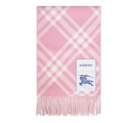 Burberry - Sciarpa in cashmere a quadri - - Accessories - Donna - Rosa - ONE SIZE