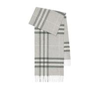Burberry - Sciarpa in cashmere a quadri - - Accessories - unisex - Grigio - ONE SIZE