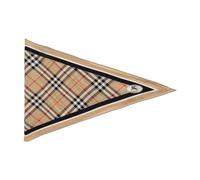Burberry - Sciarpa in Seta con Motivo Check - - Accessories - unisex - Beige - ONE SIZE