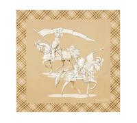 Burberry - SS Horseman SLK Square - - Accessories - Donna - Beige - ONE SIZE