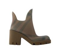 Burberry - Stivaletti in maglia Check - - Shoes - Donna - Beige - 40 EU