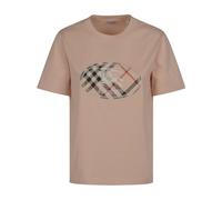 Burberry - T-shirt Frankie KS Check - - Tops - Donna - Rosa - L