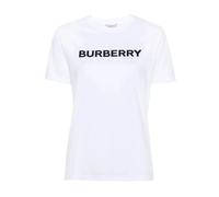 Burberry - Logo Cotton T-shirt - - Tops - Donna - Bianco - S