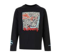 Burberry - T-shirt manica lunga Ryan Landmap - - Tops - Uomo - Nero - L