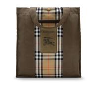 Burberry - Borsa tote a quadri - - Bags - Uomo - Verde - ONE SIZE