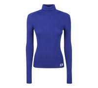 Burberry - Turtleneck - - Knitwear - Donna - Blu - S