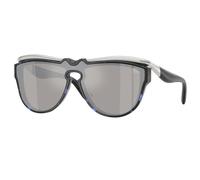 Burberry Unisex BE3162U 10056G Occhiali da sole Metallo Blu Grigio Pilot Specchiate