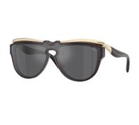 Burberry Unisex BE3162U 11096G Occhiali da sole Metallo Tartaruga Grigio Pilot Specchiate