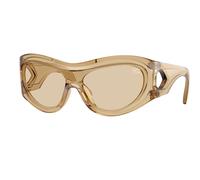 Burberry Unisex Burberry BE4465 412373 Occhiali da sole Iniettato Marrone Marrone Geometrica Normale
