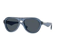 Burberry Uomo BE4437U 411787 Occhiali da sole Acetato Blu Grigio Pilot Normale