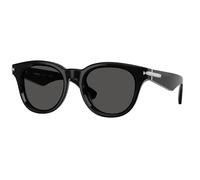 Burberry Uomo BE4439 300187 Occhiali da sole Acetato Nero Grigio Rotonda Normale