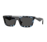 Burberry Uomo BE4451U 411187 Occhiali da sole Iniettato Blu Grigio Squadrata Normale