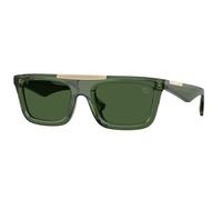 Burberry Uomo BE4451U 417471 Occhiali da sole Iniettato Verde Verde Squadrata Normale