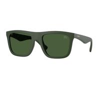 Burberry Uomo BE4458U 417071 Occhiali da sole Iniettato Verde Verde Squadrata Normale