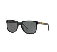 Burberry Uomo Burberry BE4181 300187 Occhiali da sole Acetato Nero Grigio Squadrata Normale