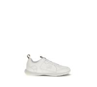 Burberry White Calf Leather Bos Taurus Athletic Sneakers - EU43/US10