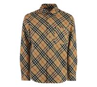 Burberry - Wool Check Overshirt - - Jackets - Uomo - Beige - S