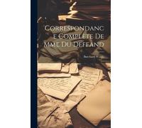 Burchard Waldis Correspondance Complète de Mme du Deffand (Copertina rigida)