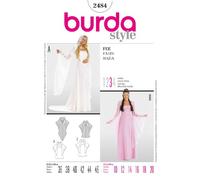 Burda 2484 modello abito costume carnevale FATA Elfe sposa (da donna, taglia 36 - 46) Level 3 Medio