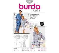 Burda 2691 modello abito pigiama (Uomo e Donna, misura 38 - 48/44 - 54) Level 1 Super Easy